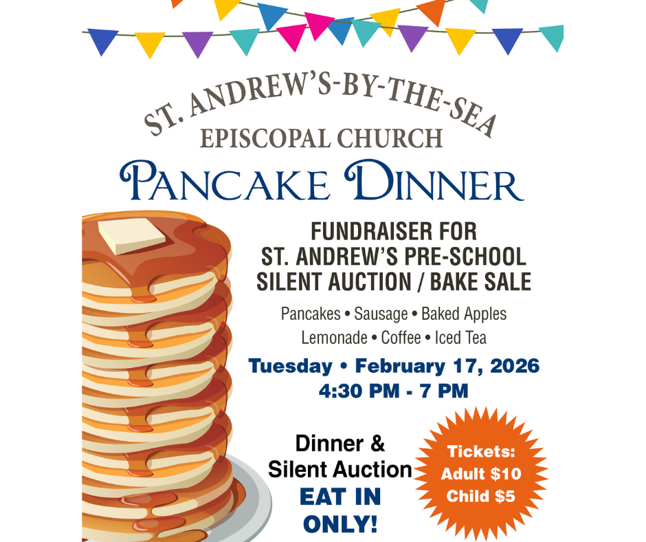 SHROVE TUESDAY PANCAKE SUPPER