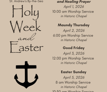 Holy Week and Easter 2026